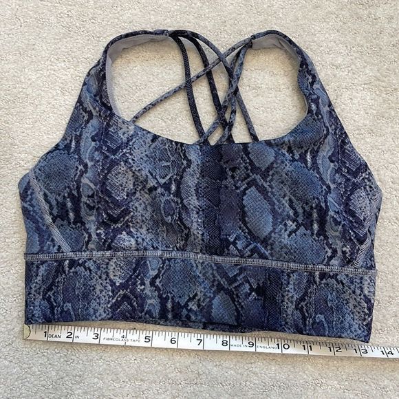 Victoria's Secret Blue Snake Print Bra - Picture 3 of 5